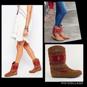 ✔️Minnetonka Baja Suede/Leather Boots✔️ Size 6